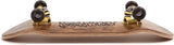 SPITBOARDS 34 mm Fingerboard Complete Wood Pro Set-Up (Pre-Assembled, 5-Layers), Pro Trucks, CNC Bearing Wheels, Foam Grip Tape | Burning Midnight (deck: burl | trucks: gold | wheels: brown) 34 mm Pro Fingerboard