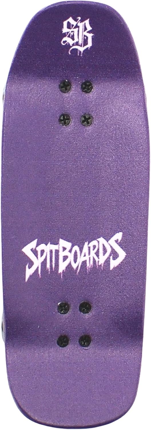 34mm Fingerboard Oldschool Cruiser Pro Complete Setup, Pre-Assembled 5-Layer Wood, Pro Trucks, Soft Urethane 60D Bearing Wheels, Real-Wear Graphics, Lasered Foam Tape 'Milk Bottle'