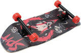 34mm Fingerboard Oldschool Cruiser Pro Complete Setup, Pre-Assembled 5-Layer Wood, Pro Trucks, Soft Urethane 60D Bearing Wheels, Real-Wear Graphics, Lasered Foam Tape 'Spit Rider'