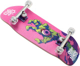 34mm Fingerboard Oldschool Cruiser Pro Complete Setup, Pre-Assembled 5-Layer Wood, Pro Trucks, Soft Urethane 60D Bearing Wheels, Real-Wear Graphics, Lasered Foam Tape 'Slimey Hand'