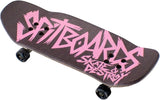 34mm Fingerboard Oldschool Cruiser Pro Complete Setup, Pre-Assembled 5-Layer Wood, Pro Trucks, Soft Urethane 60D Bearing Wheels, Real-Wear Graphics, Lasered Foam Tape 'Graffiti Logo'