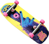 34mm Fingerboard Oldschool Cruiser Pro Complete Setup, Pre-Assembled 5-Layer Wood, Pro Trucks, Soft Urethane 60D Bearing Wheels, Real-Wear Graphics, Lasered Foam Tape 'Third Eye Cyclops'