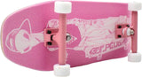 34mm Fingerboard Oldschool Cruiser Pro Complete Setup, Pre-Assembled 5-Layer Wood, Pro Trucks, Soft Urethane 60D Bearing Wheels, Real-Wear Graphics, Lasered Foam Tape 'Pink Alien'