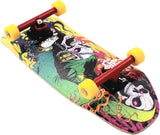 34mm Fingerboard Oldschool Cruiser Pro Complete Setup, Pre-Assembled 5-Layer Wood, Pro Trucks, Soft Urethane 60D Bearing Wheels, Real-Wear Graphics, Lasered Foam Tape 'Lord of Hell'