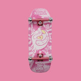 34mm Fingerboard Oldschool Cruiser Pro Complete Setup, Pre-Assembled 5-Layer Wood, Pro Trucks, Soft Urethane 60D Bearing Wheels, Real-Wear Graphics, Lasered Foam Tape 'Oldschool Slimeball'