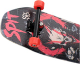 34mm Fingerboard Oldschool Cruiser Pro Complete Setup, Pre-Assembled 5-Layer Wood, Pro Trucks, Soft Urethane 60D Bearing Wheels, Real-Wear Graphics, Lasered Foam Tape 'Spit Rider'