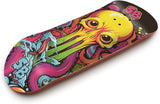 34mm Fingerboard Deck - Real Wood (5-Layers) Classic Popsicle Street Shape - Size: 34 x 96 mm - Single Graphic Deck (Real Wear) - Optimized Concave - Alien Octopus