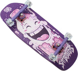 34mm Fingerboard Oldschool Cruiser Pro Complete Setup, Pre-Assembled 5-Layer Wood, Pro Trucks, Soft Urethane 60D Bearing Wheels, Real-Wear Graphics, Lasered Foam Tape 'Milk Bottle'