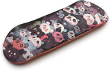 SPITBOARDS 34mm Fingerboard Deck - Real Wood (5-Layers) Classic Popsicle Street Shape - Size: 34 x 96 mm - Single Graphic Deck (Real Wear) - Optimized Concave - Kawaii Zoo 34 mm Pro Fingerboard 