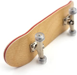 SPITBOARDS 29 mm Fingerboard Complete Real Wood Set-Up (Pre-Assembled Handcrafted Deck), 29 mm Trucks with Nuts, Bearing Wheels, Foam Grip Tape, Maple Wood Concave Shape 