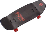 34mm Fingerboard Oldschool Cruiser Pro Complete Setup, Pre-Assembled 5-Layer Wood, Pro Trucks, Soft Urethane 60D Bearing Wheels, Real-Wear Graphics, Lasered Foam Tape 'Black Knight'