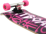 34mm Fingerboard Oldschool Cruiser Pro Complete Setup, Pre-Assembled 5-Layer Wood, Pro Trucks, Soft Urethane 60D Bearing Wheels, Real-Wear Graphics, Lasered Foam Tape 'Heavy-Metal'