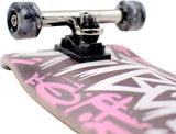 34mm Fingerboard Oldschool Cruiser Pro Complete Setup, Pre-Assembled 5-Layer Wood, Pro Trucks, Soft Urethane 60D Bearing Wheels, Real-Wear Graphics, Lasered Foam Tape 'Graffiti Logo'