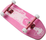 34mm Fingerboard Oldschool Cruiser Pro Complete Setup, Pre-Assembled 5-Layer Wood, Pro Trucks, Soft Urethane 60D Bearing Wheels, Real-Wear Graphics, Lasered Foam Tape 'Pink Alien'