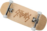 34mm Fingerboard Oldschool Cruiser Pro Complete Setup, Pre-Assembled 5-Layer Wood, Pro Trucks, Soft Urethane 60D Bearing Wheels, Real-Wear Graphics, Lasered Foam Tape 'Oldschool Logo'