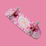 34mm Fingerboard Oldschool Cruiser Pro Complete Setup, Pre-Assembled 5-Layer Wood, Pro Trucks, Soft Urethane 60D Bearing Wheels, Real-Wear Graphics, Lasered Foam Tape 'Oldschool Slimeball'