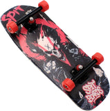 34mm Fingerboard Oldschool Cruiser Pro Complete Setup, Pre-Assembled 5-Layer Wood, Pro Trucks, Soft Urethane 60D Bearing Wheels, Real-Wear Graphics, Lasered Foam Tape 'Spit Rider'