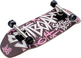 34mm Fingerboard Oldschool Cruiser Pro Complete Setup, Pre-Assembled 5-Layer Wood, Pro Trucks, Soft Urethane 60D Bearing Wheels, Real-Wear Graphics, Lasered Foam Tape 'Graffiti Logo'