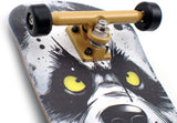 34 x 96 mm Wood Fingerboard Complete Set-Up, Pre Assembled, 5-Layers Wood, Pro Trucks with Lock Nuts, CNC Bearing Wheels, Real Wear Graphics, Lasered Foam Grip Tape, Hungry Panda
