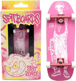 34mm Fingerboard Oldschool Cruiser Pro Complete Setup, Pre-Assembled 5-Layer Wood, Pro Trucks, Soft Urethane 60D Bearing Wheels, Real-Wear Graphics, Lasered Foam Tape 'Pink Alien'