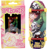 34mm Fingerboard Oldschool Cruiser Pro Complete Setup, Pre-Assembled 5-Layer Wood, Pro Trucks, Soft Urethane 60D Bearing Wheels, Real-Wear Graphics, Lasered Foam Tape 'Lord of Hell'