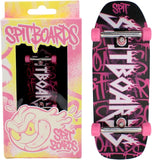 34mm Fingerboard Oldschool Cruiser Pro Complete Setup, Pre-Assembled 5-Layer Wood, Pro Trucks, Soft Urethane 60D Bearing Wheels, Real-Wear Graphics, Lasered Foam Tape 'Heavy-Metal'