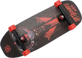 34mm Fingerboard Oldschool Cruiser Pro Complete Setup, Pre-Assembled 5-Layer Wood, Pro Trucks, Soft Urethane 60D Bearing Wheels, Real-Wear Graphics, Lasered Foam Tape 'Black Knight'