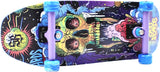 34mm Fingerboard Oldschool Cruiser Pro Complete Setup, Pre-Assembled 5-Layer Wood, Pro Trucks, Soft Urethane 60D Bearing Wheels, Real-Wear Graphics, Lasered Foam Tape 'Skull Cosmos'