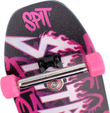 34mm Fingerboard Oldschool Cruiser Pro Complete Setup, Pre-Assembled 5-Layer Wood, Pro Trucks, Soft Urethane 60D Bearing Wheels, Real-Wear Graphics, Lasered Foam Tape 'Heavy-Metal'