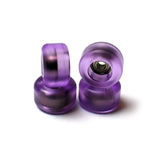 Fingerboard bearing wheels, CNC polyurethane, set of 4 wheels, finger skate wheels, wheels 16 Colors  SPITBOARDS Transparent Purple  