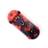 34 x 96 mm Wood Fingerboard Complete Set-Up, Pre Assembled, 5-Layers Wood, Pro Trucks with Lock Nuts, CNC Bearing Wheels, Real Wear Graphics, Lasered Foam Grip Tape, Cyber Daemon