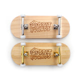 36mm Fingerboard Complete Wood Pro Set-Up (Pre-Assembled, Handcrafted 5-Layers), 36 mm Pro Trucks, CNC Bearing Wheels, Lasered Foam Grip Tape (Lasered Deck Size: 36 x 96 mm), Bamboo Wood'