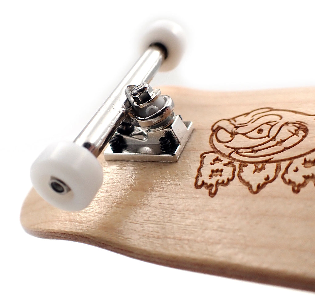10x Canadian Maple Wood Mini Fingerboard Hand Skateboards – Foam Tape Deck (Unbranded)
