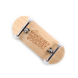 36mm Fingerboard Complete Wood Pro Set-Up (Pre-Assembled, Handcrafted 5-Layers), 36 mm Pro Trucks, CNC Bearing Wheels, Lasered Foam Grip Tape (Lasered Deck Size: 36 x 96 mm), Maple Wood'