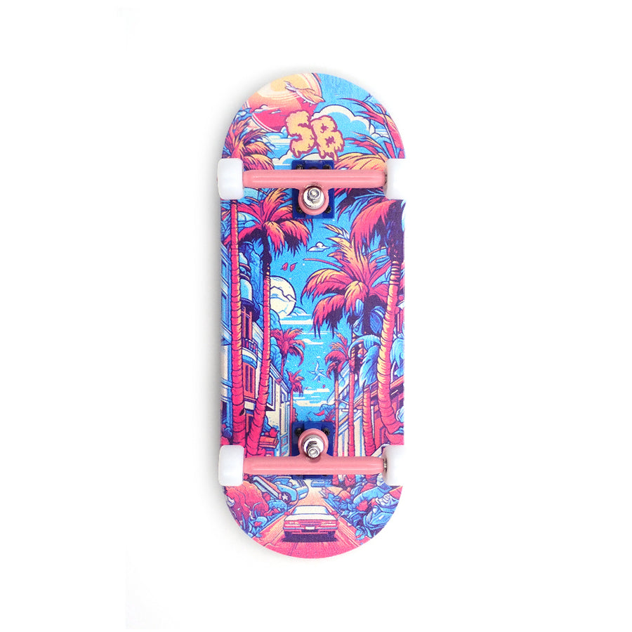 SPITBOARDS 34 Fingerboard Coplete Wood Pro Set-Up (Pre-Assebled, 5