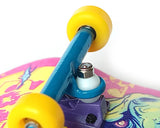 34 x 96 mm Wood Fingerboard Complete Set-Up, Pre Assembled, 5-Layers Wood, Pro Trucks with Lock Nuts, CNC Bearing Wheels, Real Wear Graphics, Lasered Foam Grip Tape, Sunset Raptor