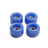 Fingerboard Urethane Wheels 60D with Real Ball Bearings, Professional CNC Quality, 11 Colors