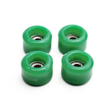 Fingerboard Urethane Wheels 60D with Real Ball Bearings, Professional CNC Quality, 11 Colors