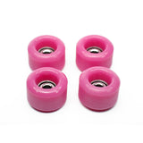 Fingerboard Urethane Wheels 60D with Real Ball Bearings, Professional CNC Quality, 11 Colors