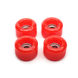 Fingerboard Urethane Wheels 60D with Real Ball Bearings, Professional CNC Quality, 11 Colors