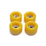 Fingerboard Urethane Wheels 60D with Real Ball Bearings, Professional CNC Quality, 11 Colors