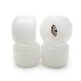 Fingerboard BALL Wheels with Real Ball Bearings, Professional CNC Polyurethan Quality - White