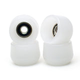 Fingerboard BELL Wheels with Real Ball Bearings, Professional CNC Polyurethan Quality - White