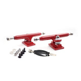34 mm Fingerboard Pro Trucks by, Real Lock Nuts, Rubber O-Ring Urethane Bushings, Optimised Hanger, Width 34 mm, for Fingerboard Tuning and Assembling 10 Colors