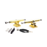 34 mm Fingerboard Pro Trucks by, Real Lock Nuts, Rubber O-Ring Urethane Bushings, Optimised Hanger, Width 34 mm, for Fingerboard Tuning and Assembling 10 Colors