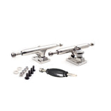 34 mm Fingerboard Pro Trucks by, Real Lock Nuts, Rubber O-Ring Urethane Bushings, Optimised Hanger, Width 34 mm, for Fingerboard Tuning and Assembling 10 Colors