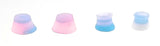 Fingerboard Bushings Duro Swirl - Various Colors - 78A - Pack of 4 Finger Shoe SPITBOARDS White-Blue-Purple Swirl  