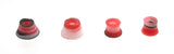 Fingerboard Bushings Duro Swirl - Various Colors - 78A - Pack of 4 Finger Shoe SPITBOARDS White-Red-Black Swirl  