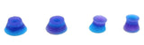 Fingerboard Bushings Duro Swirl - Various Colors - 78A - Pack of 4 Finger Shoe SPITBOARDS Purple-Blue Swirl  