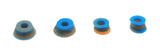 Fingerboard Bushings Duro Swirl - Various Colors - 78A - Pack of 4 Finger Shoe SPITBOARDS Blue-Brown Swirl  